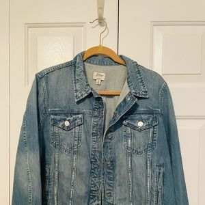 J Crew Classic Denim Jacket In Brilliant Day